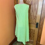 Vtg Y2K embroidered peacock feathers summer dress Green Size L Photo 11