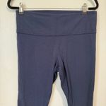 Athleta  Navy Blue High Waisted Cropped Leggings Size Large Photo 1