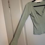 Brandy Melville  long sleeve Top in Green Photo 3
