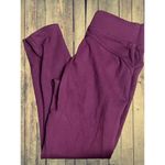 Seven 7 Pull On Legging Pants Zinfandel Scallop Hem Ponte Knit Size M Photo 2
