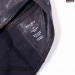 Solely Fit Metallic Croc Pattern Embossed One Shoulder Romper One Piece Black XS Photo 1