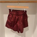 ALC Frank A.L.C. Burgundy Women's Shorts Photo 3