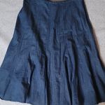 Larry Levine  Indigo Denim Skirt Size 10 Photo 6