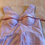 Lilac chiffon sleeveless homecoming dress size 16 v Photo 8