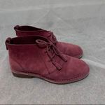 Hush Puppies  GENUINE LEATHER RUST RED BOOTIES LACED SZ 7 WOMENS Photo 4