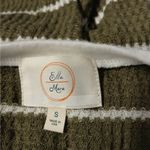 Ella Mara Thermal Knit Sweater Women Small Green Pullover Casual Cozy Minimalist Photo 3