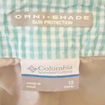 Columbia PFG Omni-Shade Cropped Cotton Khaki Chino Hiking Pants Tan Size 12 Photo 6