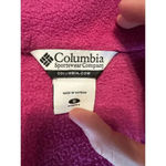 Columbia  Full Zip Fleece Women's Size Small Hot Pink Fushia Warm Hiking Active Photo 2