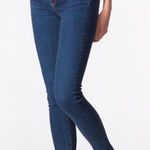 Veronica Beard 24 Debbie 10" Skinny High Rise Button Fly Denim Ankle Crop Jeans Photo 0