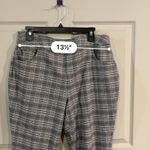 Cato Grey and white plaid flare pants Photo 4