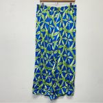 Haute Hippie FLAWED!!!  wide leg boho pull on pants size XL green blue palazzo Photo 6