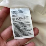 H&M  V Neck Keyhole Detail Ruched Mini Dress Cream (small) club going out date Photo 4