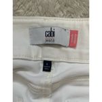 CAbi Jean Sz 4 White Cinch Skinny Denim Photo 2