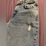 ZARA  Distressed Light Wash Mom Jeans Size 6 Photo 5