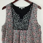 Black Rainn  sleeveless Hi-low  colorful top Photo 5