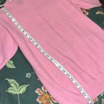 Vintage Pink Sweater Out The Window Made in USA • speckled knit crew neck 80s Size M Photo 6