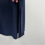 Clara Sun Woo Navy Blue Scoop Neck Cold Shoulder Tunic Top Sz 1X Photo 4