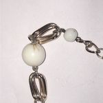 Germany Elegant White and Light Gold Tone Women's Vintage Necklace Photo 6