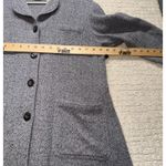 J.Jill Women’s Gray Wool Cardigan Jacket Button Front Pockets Size S Knit Used Photo 4