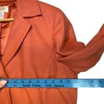 Talbots  Petite Orange Wool Cashmere Blazer Jacket Classic Soft Women's Size 16 Photo 4