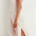 Aerie  Pink Tie Dye Strappy Midi Slip Dress Size XS Photo 0