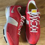 Nike  White and Yellow Athletic Shoes Photo 6