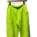 Vintage Hot Skins Neon Wide Leg Slouchy Sweat pant Small Green Photo 3