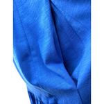 ME+EM Womens Maxi Dress US 12 Blue Sleeveless Tiered Casual Cotton Casual Chic Blue Photo 5