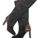 See By Chloe See By Cloe Boots Womens 37 7 Brown Suede Leather Knee High Tall Lara Designer Photo 11