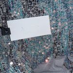 Abel the label NWT ASTR THE LABEL All Over Sequence Shoulder Pad Bodysuit Small Photo 5