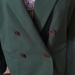 Anthropologie Maeve By  Double-breasted Blazer In Green Size 0 Photo 2