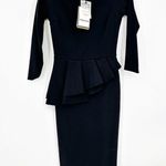 Chiara Boni La Petite Robe Deirdrelene Dress in Black 40 NEW Size 4 Photo 1