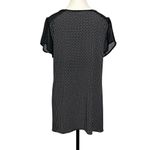 White House | Black Market Black & White Shark Bite Top - Size L Photo 3