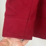 American Eagle American Eagle Womens Red Wool Blend Pea Coat Fur Hood Toggle Buttons Sz Med Photo 2