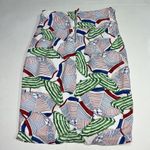 Anthropologie 43 of 52 Conversations Linen Blend Umbrella Buttoned Skirt Women 4 Photo 6