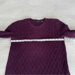 Jeanne pierre  cotton knit sweater purple S Photo 5