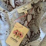 Entro  Top Large Button Down Short Sleeve Boho Casual Festival‎ Photo 3