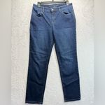 Chico's Chico’s Girlfriend Slim Leg Ankle Jeans Dark Wash Stretch Denim Size 0/4 Photo 1