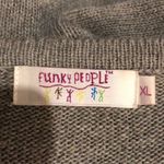 Funky People Metallic Cats Knit Dress Jrs XL Womens 8 Size undefined Photo 6