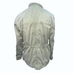 Gap  Army Green The Utility Jacket Medium Cotton‎ Stretch Cargo Military Fall EUC Photo 3