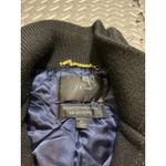 J. Crew Petite Lodge Coat Italian Stadium Cloth Wool Black K0897 Jacket Women 4P Photo 3