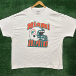 Miami Dolphins white T-Shirt Size XXL Photo 0