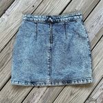 Free People We The Free Midnight Magic Denim Mini Skirt Size 8 27" Waist Photo 1