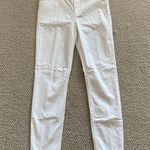 Calzedonia High Rise White Straight Leg Pants Size Small Like New Italian Photo 0