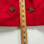 Babaton Aritzia  Ella Blazer Sz XS Bright Red Sophisticated Chic Business Casual‎ Photo 5