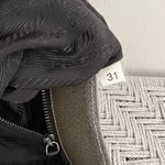 Prada Olive Logo Canvas and Leather Tote Bag Photo 9