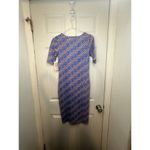 LuLaRoe Julia Women's Size XXS Half Sleeve Fourth Of July Themed Dress NWT Photo 7