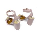 Valentino Garavani VALENTINO One Stud 90 Leather Sandal Heels Pumps in Pink Size EU 36.5 US 6.5 Photo 5