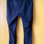 Athleta  black perforated mesh crop tights size XS yoga gym run crop leggings Photo 9