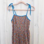 Live to be spoiled Womens Wide Leg Jumpsuit Size S Rust Floral Boho Cottage Photo 1
